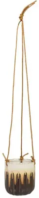 TS Collection bloempot  keramiek 7x8cm caramel - afbeelding 1