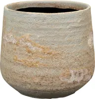 TS Collection bloempot  keramiek 9x8cm mint - afbeelding 1