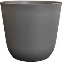 TS Collection bloempot  kunststof 27x25cm grijs kopen?