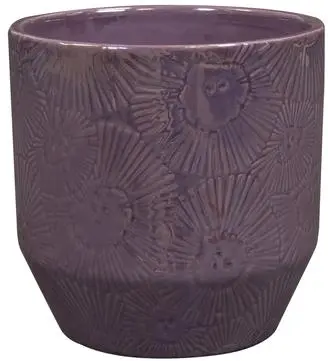 TS Collection bloempot lilia keramiek 13x13cm blueberry