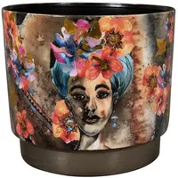 TS Collection bloempot majestic muse metaal 18x16cm majestic muse kopen?