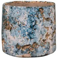 TS Collection bloempot masha keramiek 12x12cm kobalt kopen?