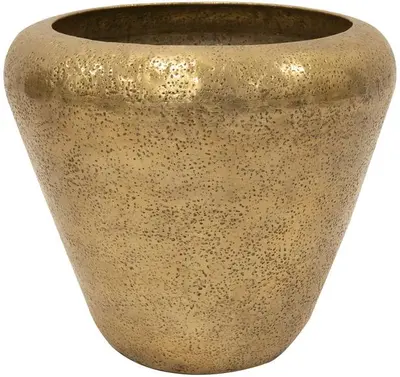 TS Collection bloempot naya metaal 54x50cm gold