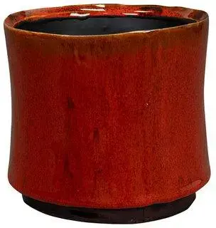TS Collection bloempot Nolan 14x12cm rood