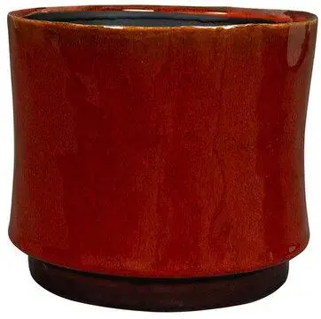 TS Collection bloempot Nolan 17x15cm rood