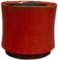 TS Collection bloempot Nolan 19x17cm rood kopen?