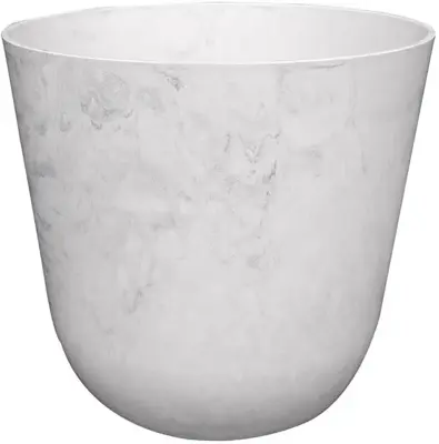 TS Collection Bloempot Palermo 17x15 cm Marble cloud - afbeelding 1