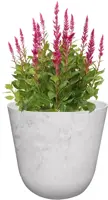 TS Collection Bloempot Palermo 19x17cm Marble cloud - afbeelding 2