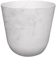 TS Collection Bloempot Palermo 19x17cm Marble cloud - afbeelding 1