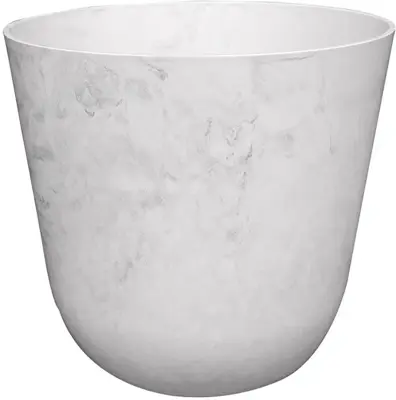 TS Collection Bloempot Palermo 21x19cm Marble cloud - afbeelding 1