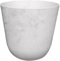 TS Collection Bloempot Palermo 23x22cm Marble cloud - afbeelding 1