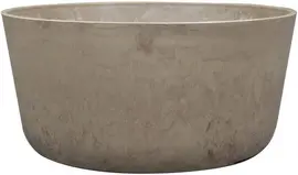 TS Collection bloempot palermo kunststof, steen 27x12cm clay - afbeelding 1