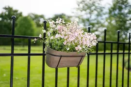 TS Collection bloempot palermo kunststof, steen 36x15cm clay - afbeelding 2