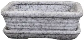 TS Collection bloempot riki keramiek 17x6cm stone kopen?