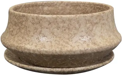 TS Collection bloempot riki keramiek 20x10cm sand