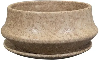TS Collection bloempot riki keramiek 27x11cm sand