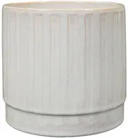 TS Collection bloempot sarien keramiek 23x22cm off white kopen?