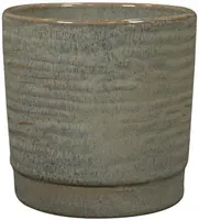 TS Collection bloempot siska keramiek 13x13cm sage - afbeelding 1