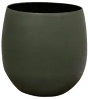 TS Collection Bloempot Stijn 28x27 cm Matgroen - afbeelding 1