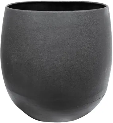 TS Collection Bloempot Stijn 36x34 cm Matzwart - afbeelding 1