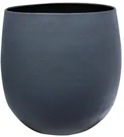 TS Collection Bloempot Stijn 58x56 cm Matblauw - afbeelding 1