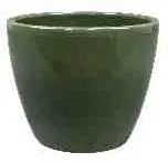 TS Collection bloempot sven keramiek 16x13cm sage - afbeelding 5