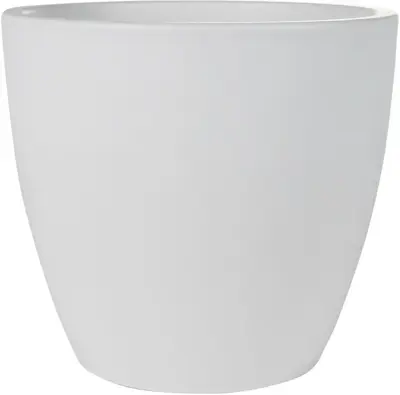 TS Collection bloempot sven keramiek 20x19cm wit