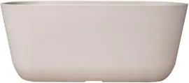 TS Collection Planter Palmero 35x16x15 cm Wit - afbeelding 1