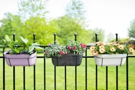 TS Collection Planter Palmero 35x16x15 cm Wit - afbeelding 5