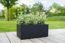 TS Collection Planter Sten 64x28 h28 cm Matzwart - afbeelding 3