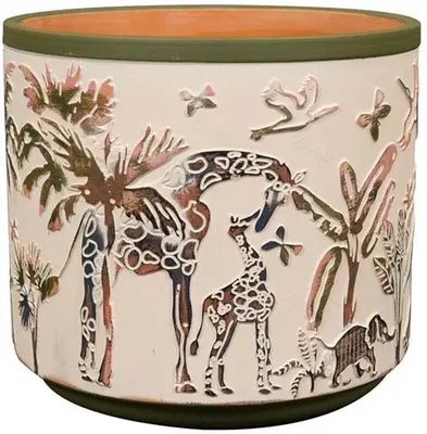 TS Collection Pot Safari Wildlife Ø7x6 cm - afbeelding 1