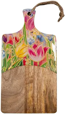 TS Collection serveerplank dutch beauty 25x13x2cm spring - afbeelding 1