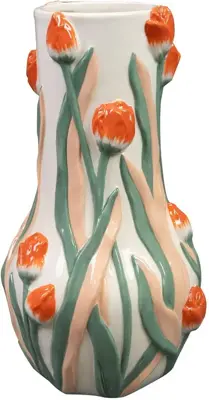 TS Collection vaas keramiek jasmine 14x27cm spring