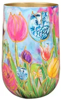 TS Collection vaas metaal dutch beauty 20x29cm spring - afbeelding 1