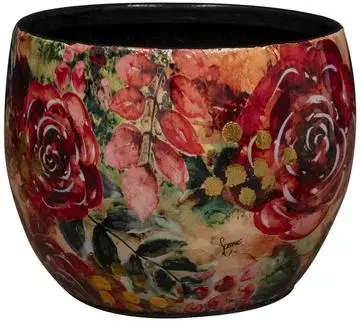 TS Pot Rose 9x7cm rood