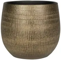TS Ryan bloempot 22x20 cm shiny gold - afbeelding 1