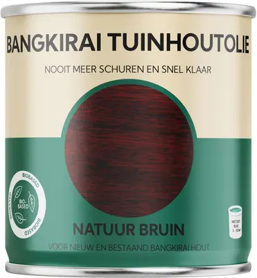 Tuinhoutolie Bangkirai – Natuurbruin – 750 ml