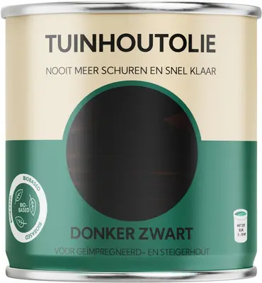 Tuinhoutolie – Donker Zwart – 750 ml