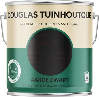 Tuinhoutolie Douglas – Aarde Zwart – 2500 ml