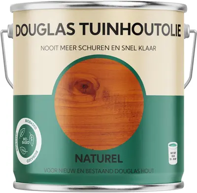 Tuinhoutolie Douglas – Naturel – 2500 ml