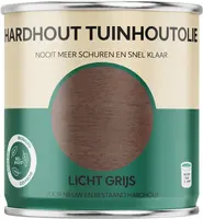 Tuinhoutolie Hardhout – Lichtgrijs – 750 ml