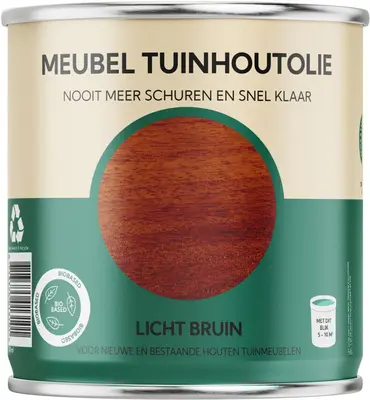 Tuinhoutolie Meubelolie – Lichtbruin – 750 ml