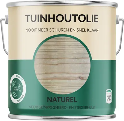 Tuinhoutolie – Naturel – 2500 ml