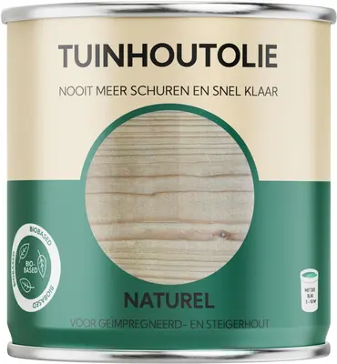 Tuinhoutolie – Naturel – 750 ml