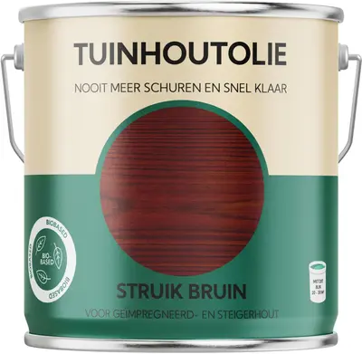 Tuinhoutolie – Struikbruin – 2500 ml