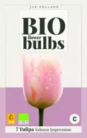 Tulipa salmon impression 7 bloembollen biologisch geteeld - afbeelding 1