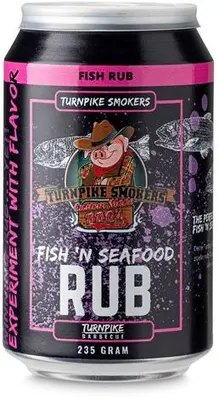 Turnpike smokers fish 'n seafood rub 235 gr