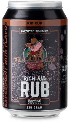 Turnpike smokers rich rib rub 235 gr