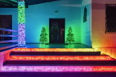 Twinkly Cluster LED kerstverlichting Generation II 400 lampjes 6 meter multicolor - afbeelding 8