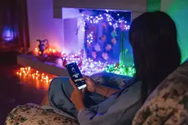 Twinkly Cluster LED kerstverlichting Generation II 400 lampjes 6 meter multicolor - afbeelding 13